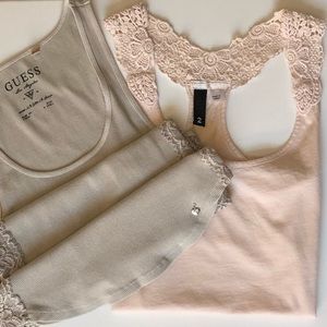 Guess & H&M tank tops Sz XS
